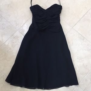 White House Black Market black strapless dress